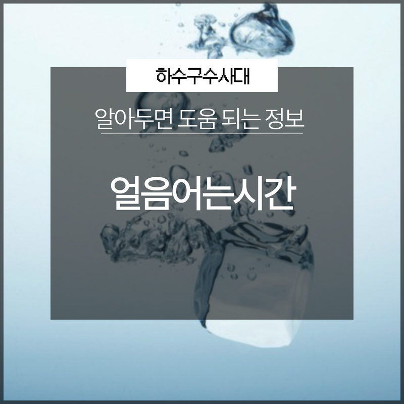 얼음어는시간 알아두면 도움 되는 정보 대표 이미지