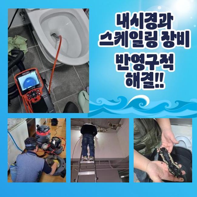 완주군 부안군 하수관막힘 광주 배관내시경카메라 설비 현장 상황